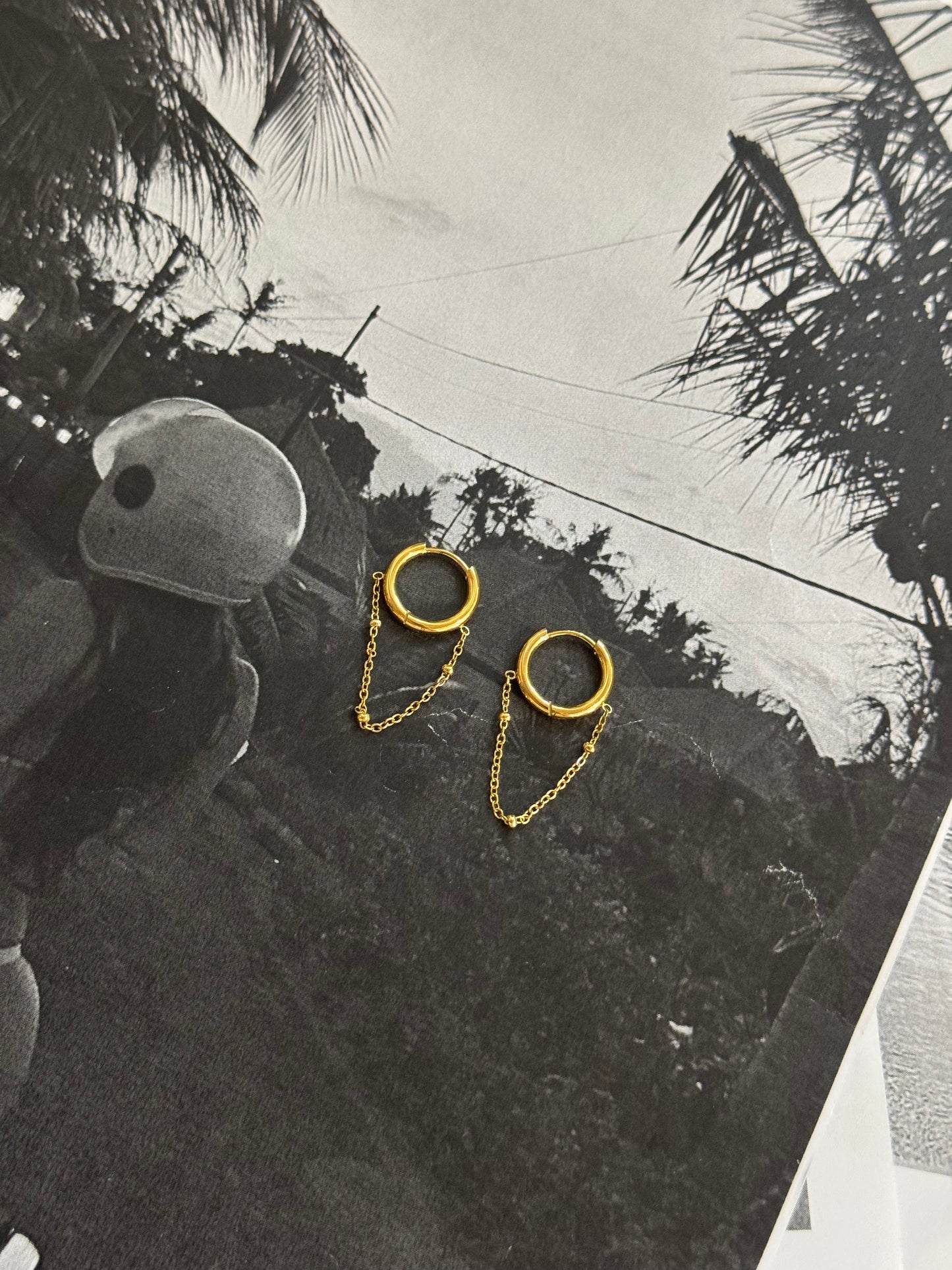 Lilly Chain – σκουλαρίκια stainless steel