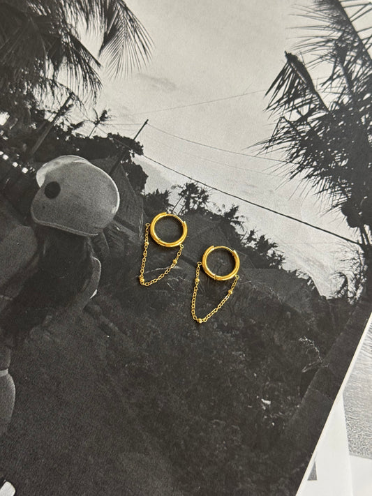 Lilly Chain – σκουλαρίκια stainless steel