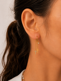 Siren's Shimmer Studs - σκουλαρίκια stainless steel