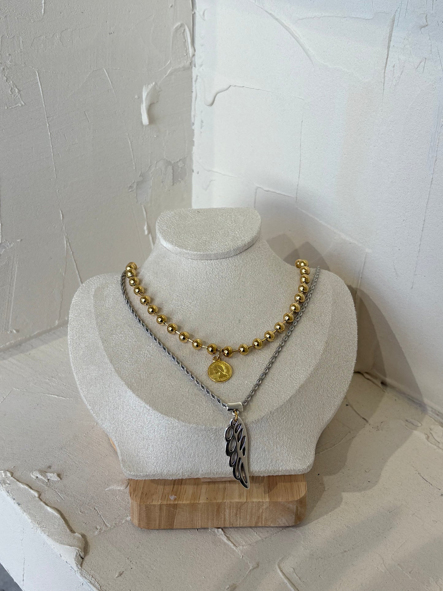 Mixed Elements – κολιέ stainless steel