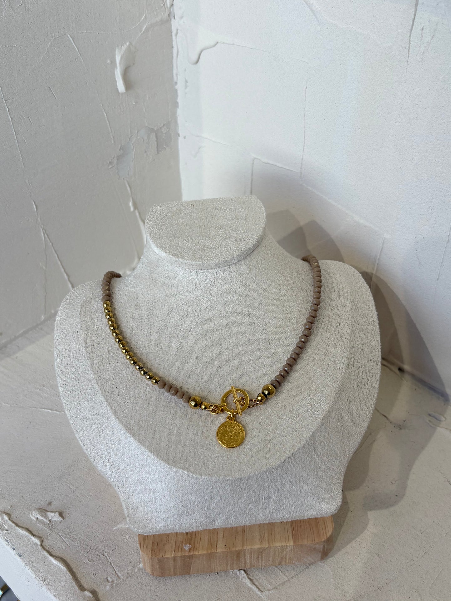 Earthly Coin Toggle – κολιέ stainless steel