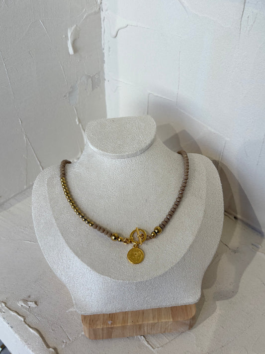 Earthly Coin Toggle – κολιέ stainless steel