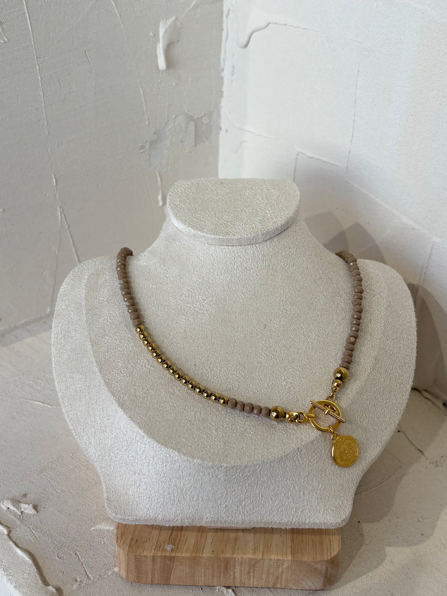 Earthly Coin Toggle – κολιέ stainless steel