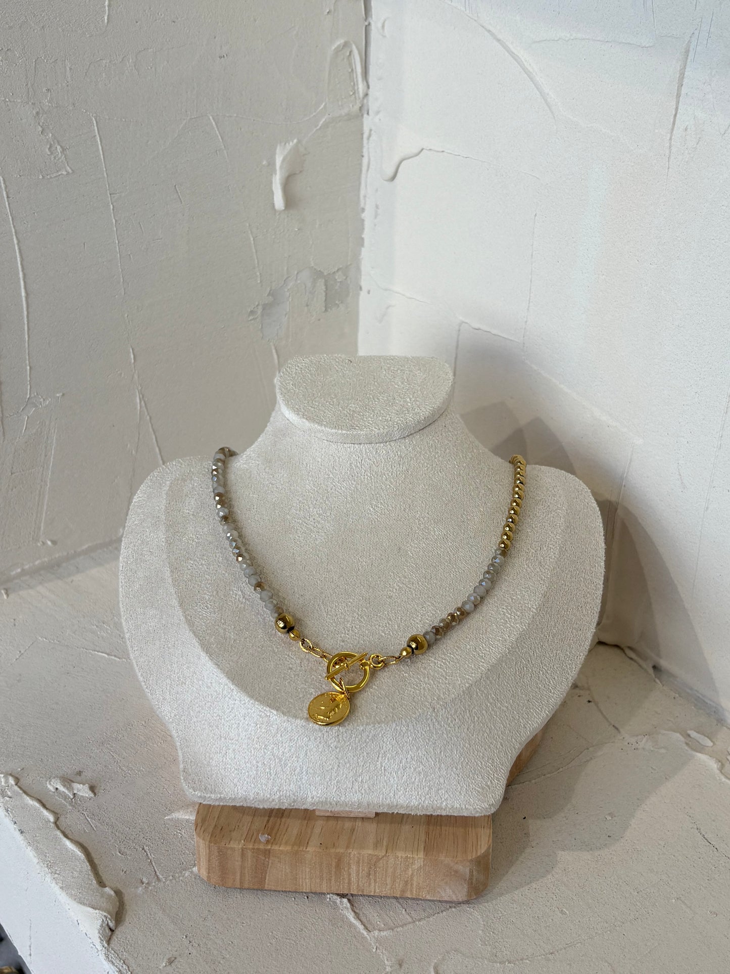 Earthly Coin Toggle – κολιέ stainless steel