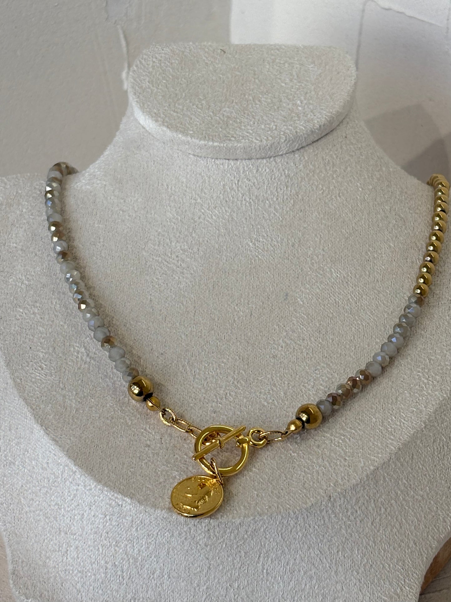 Earthly Coin Toggle – κολιέ stainless steel