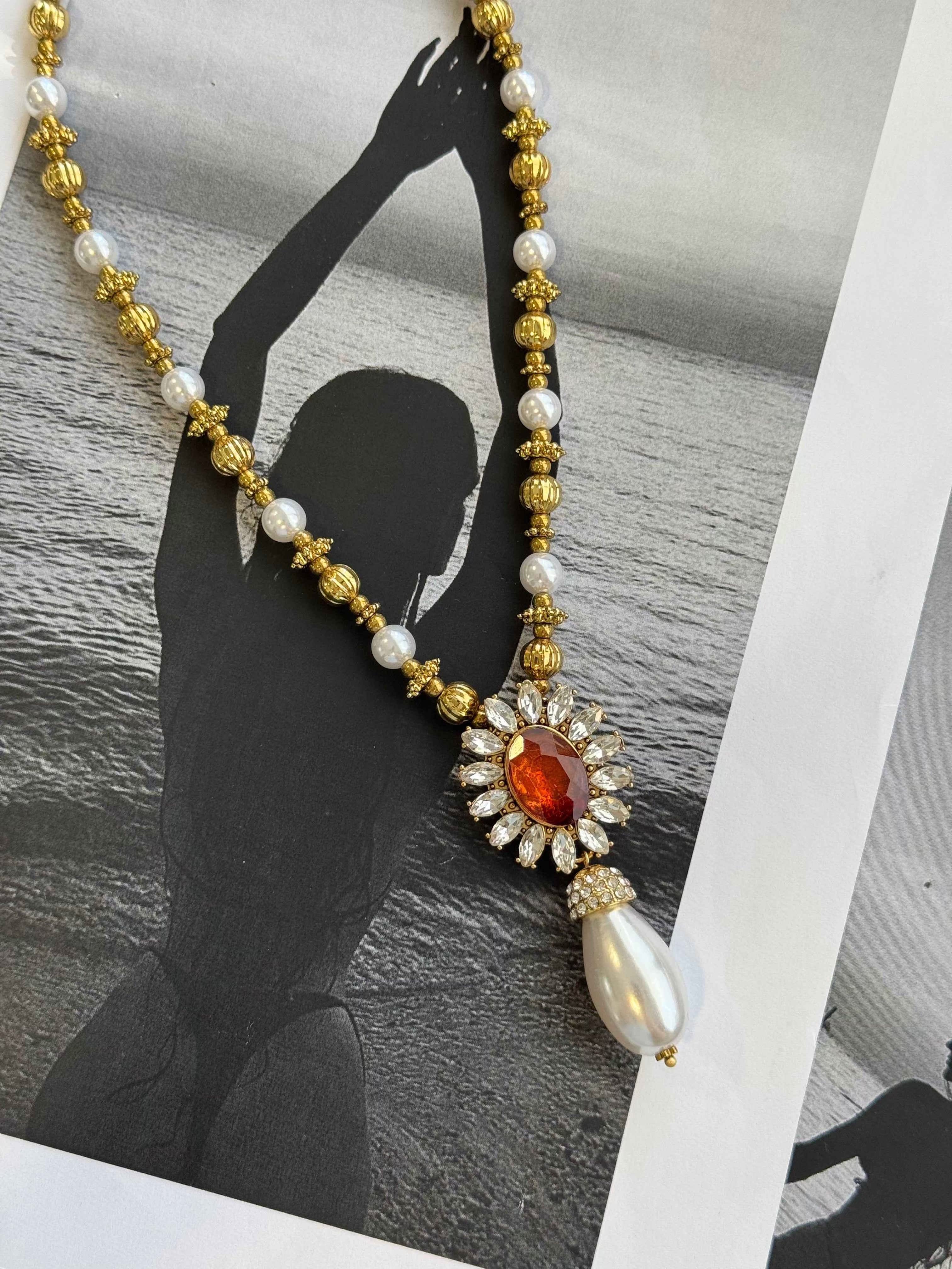 Venetian Pearl – Κολιέ Stainless Steel