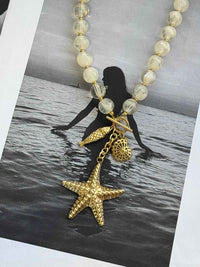 Sunlit Starfish – Κολιέ Stainless Steel