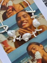 Mermaid's Pearl Shell – Κολιέ Stainless Steel