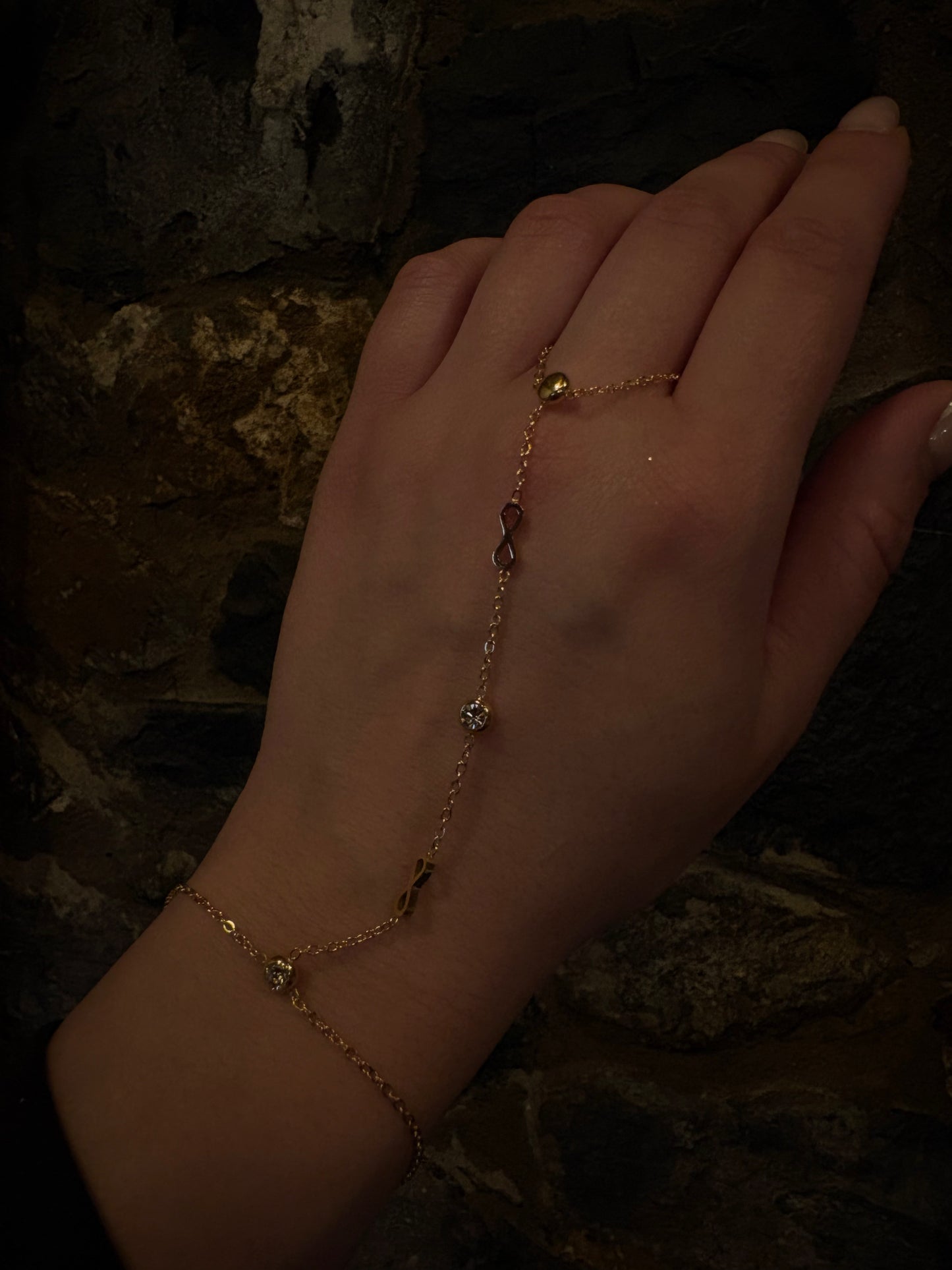 Wicked steel bracelet ring