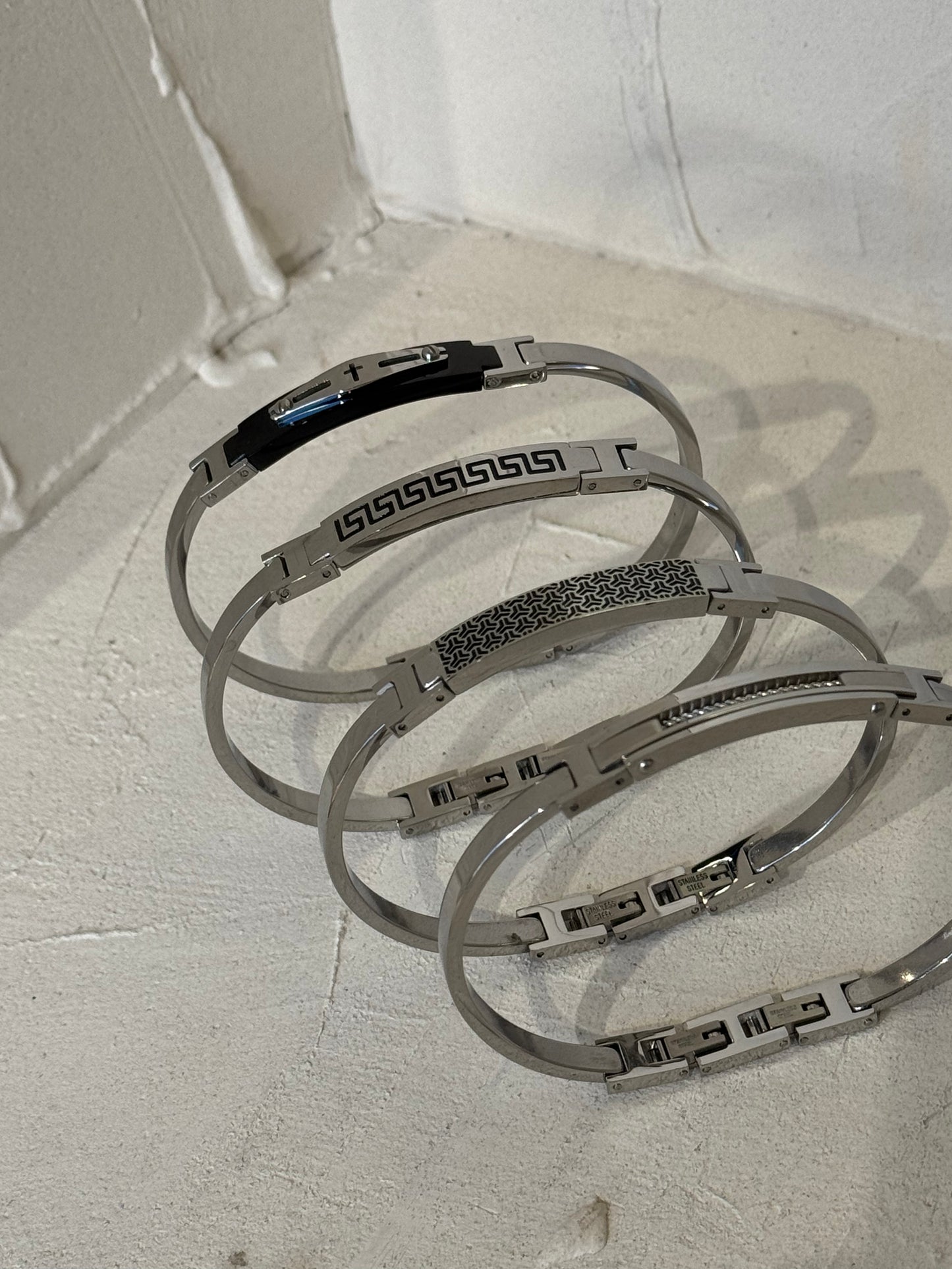 Greek Legacy Bangle – Χειροπέδα Stainless Steel