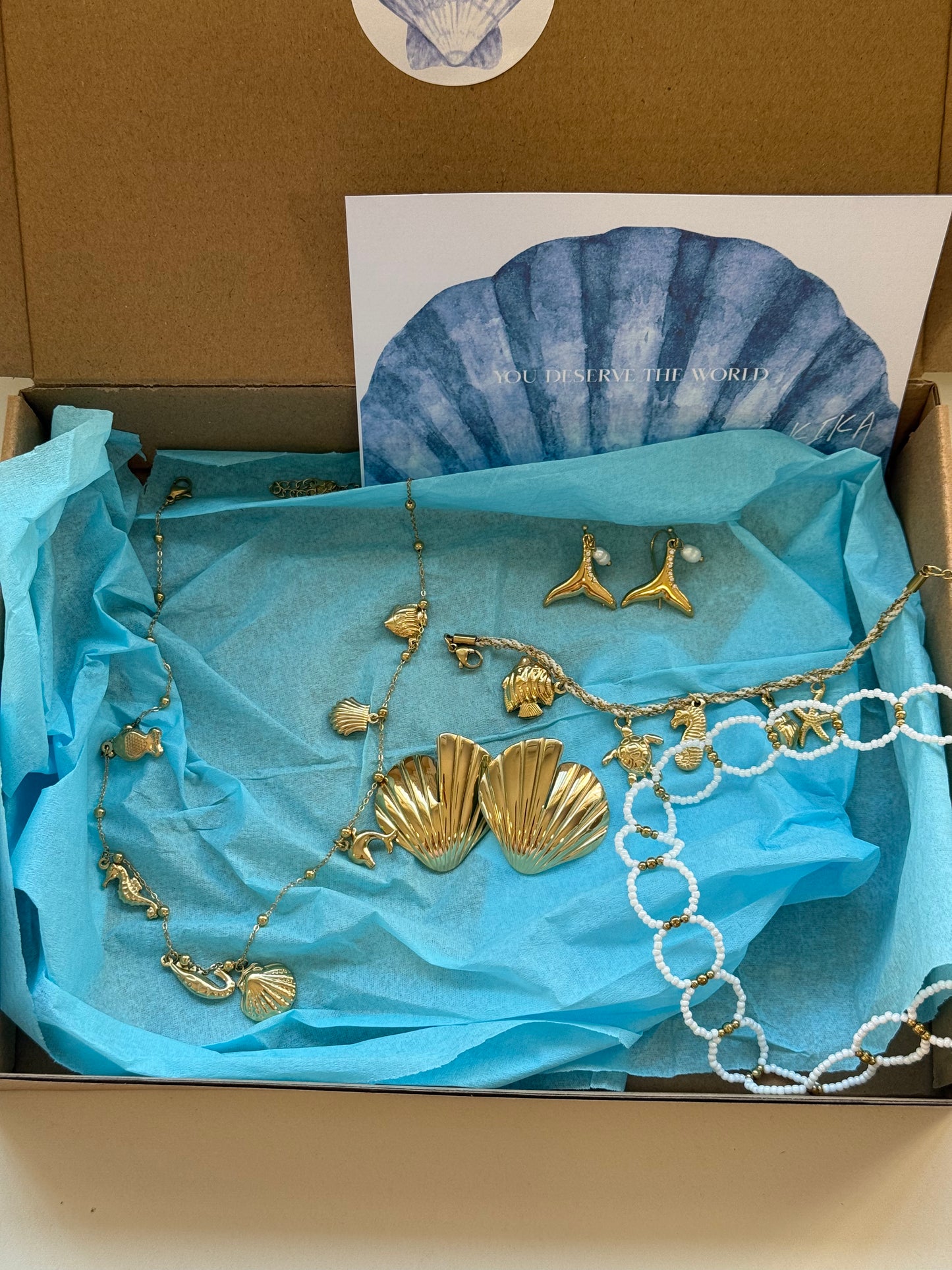Viral Summer Mystery box  🧿 5 ατσάλινα κοσμήματα