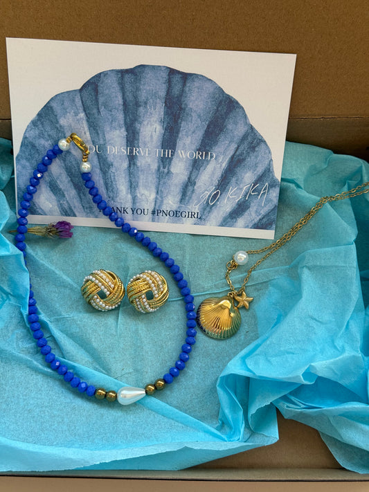 Viral Summer Mystery box 🧿3 ατσάλινα κοσμήματα