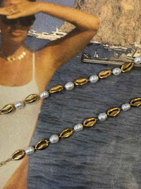 Golden Cowrie - βραχιόλι stainless steel