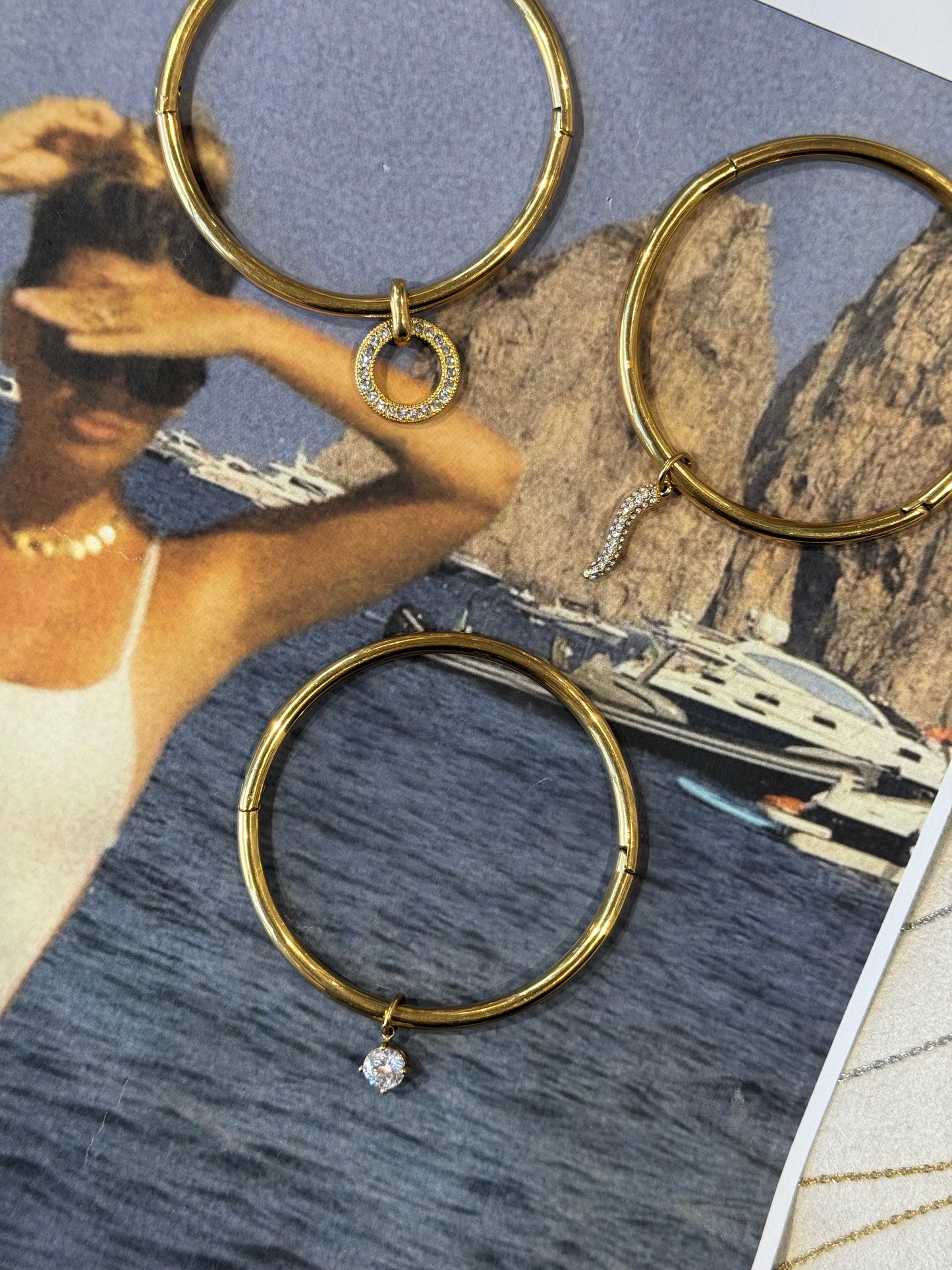 Cornicello Luxury - χειροπέδα stainless steel