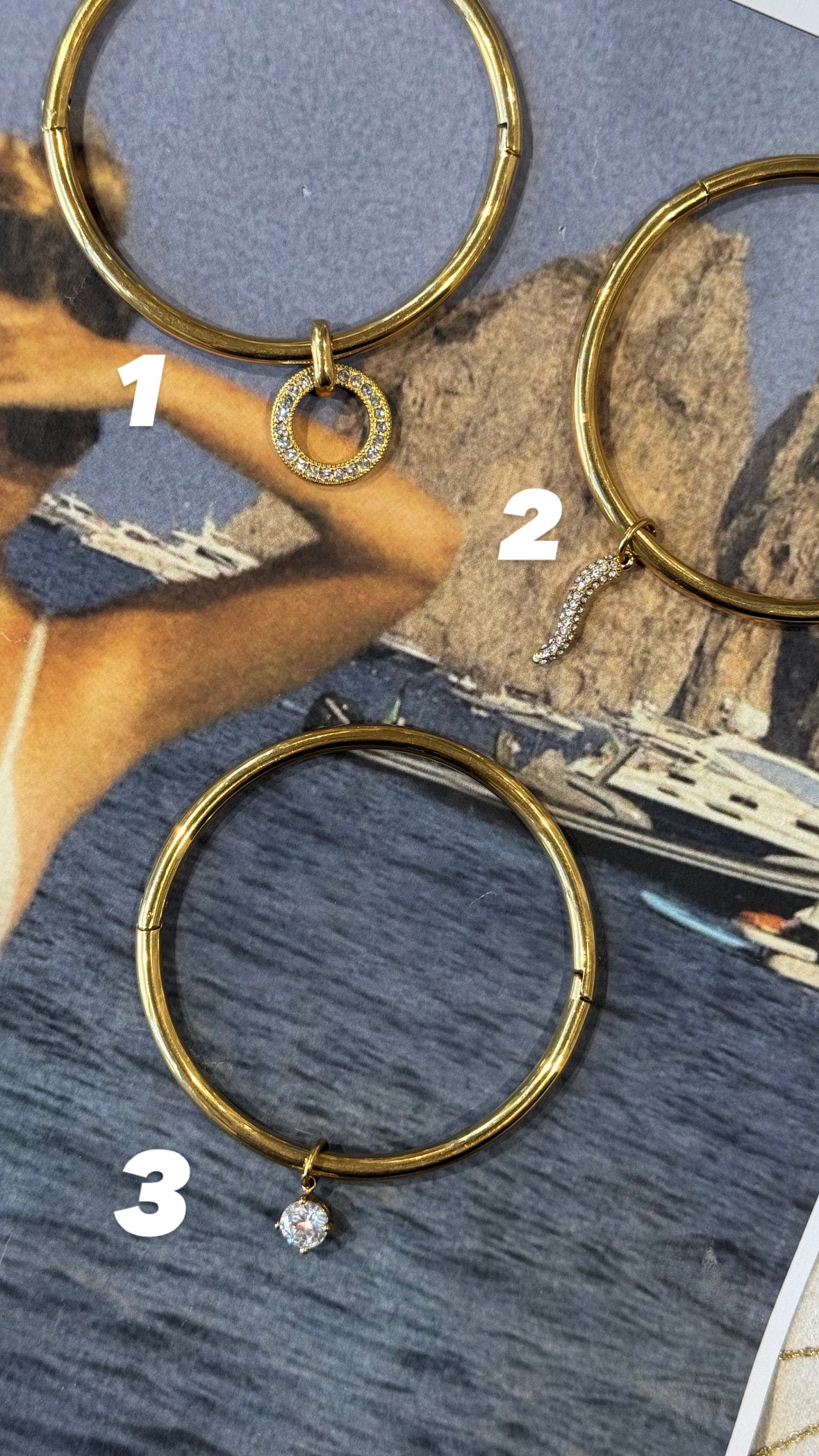 Cornicello Luxury - χειροπέδα stainless steel
