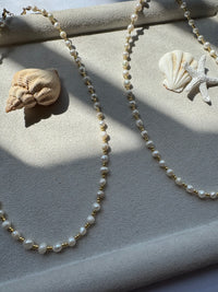 «Waves of Pearl» κολιέ με αληθινά μαργαριτάρια
