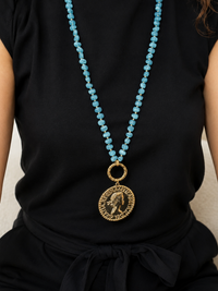 Turquoise Sovereign - κολιέ stainless steel