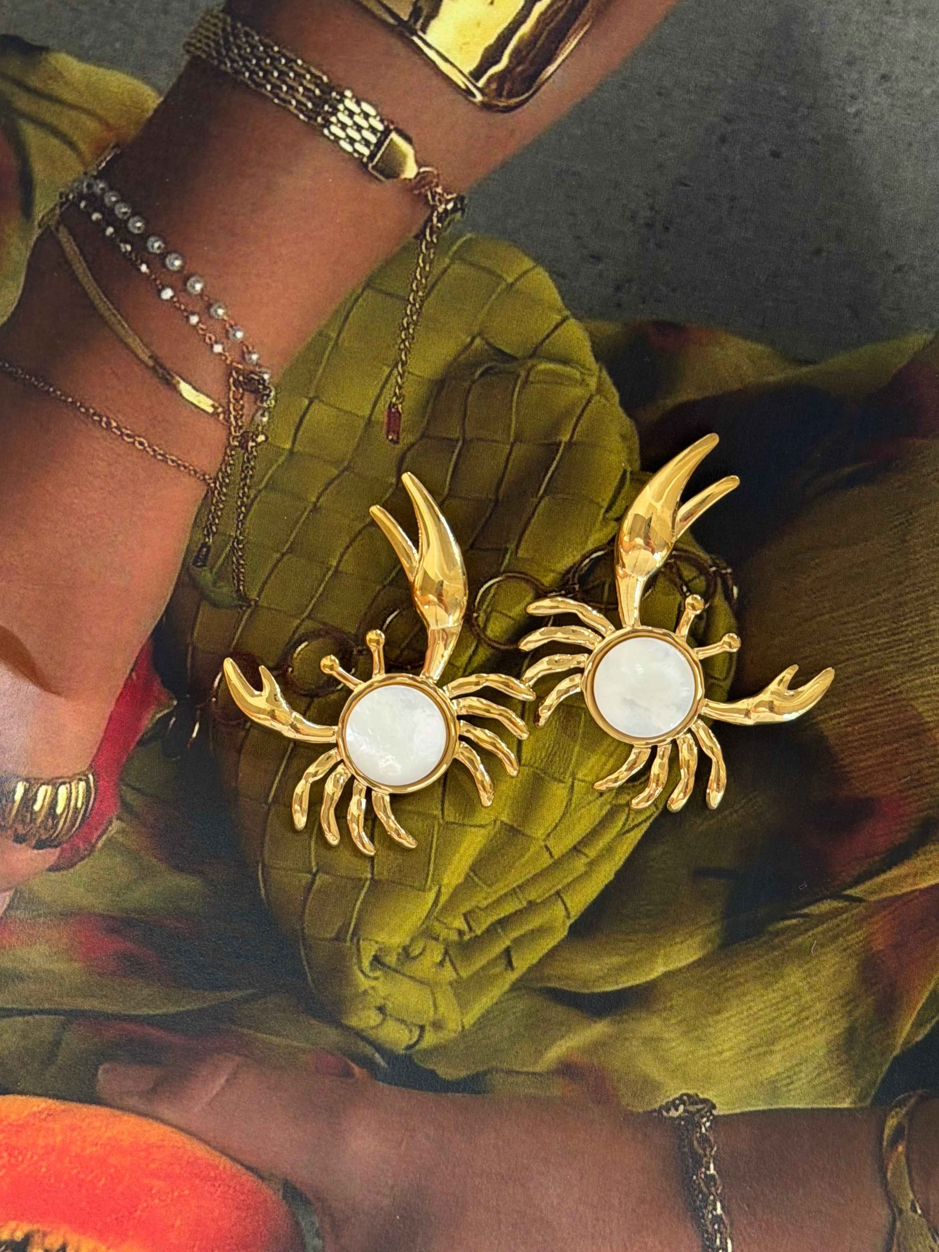 Pearl Crab Stainless Steel