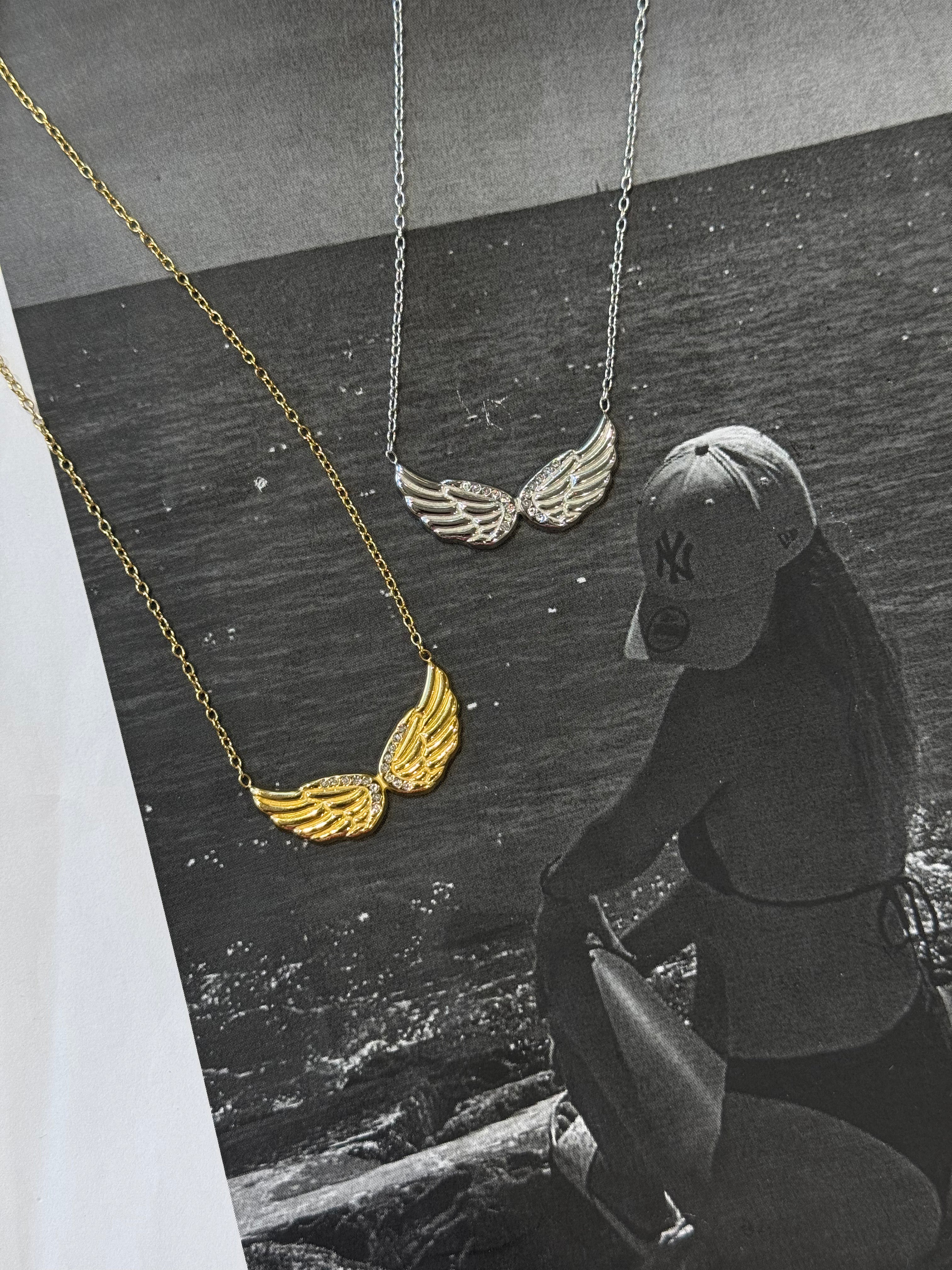 Halo Wings - κολιέ stainless steel