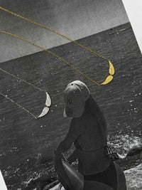 Solace Wing - κολιέ stainless steel