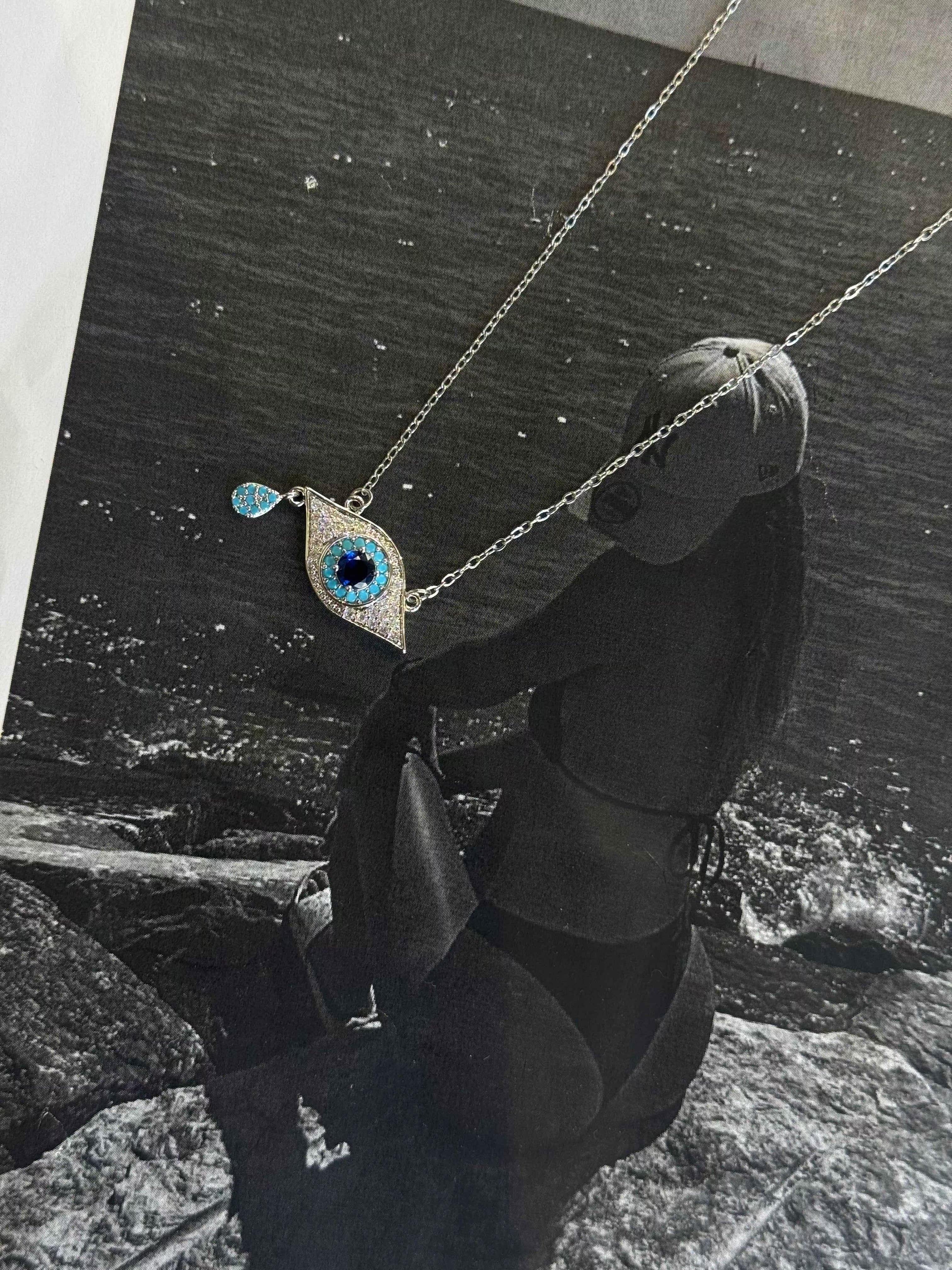 Levantine Eye - κολιέ stainless steel
