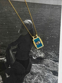 Mystic Eye Pendant - κολιέ stainless steel