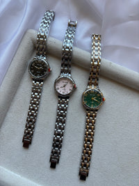 "Trilogy of Time" – Women's steel watch