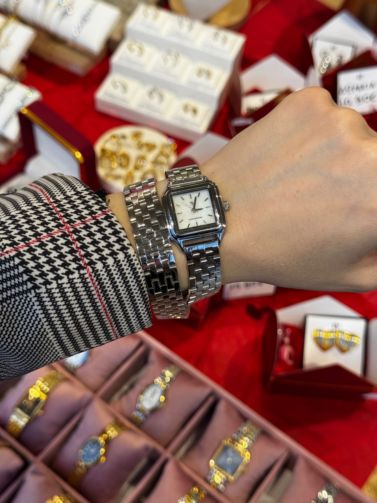 Silk & Shine - ρολόι stainless steel luxury