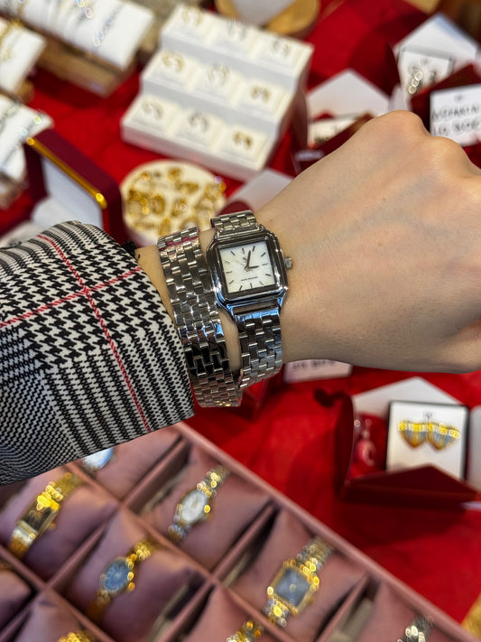 Silk & Shine - ρολόι stainless steel luxury