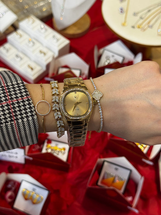 Scarlet Glow – ρολόι stainless steel luxury