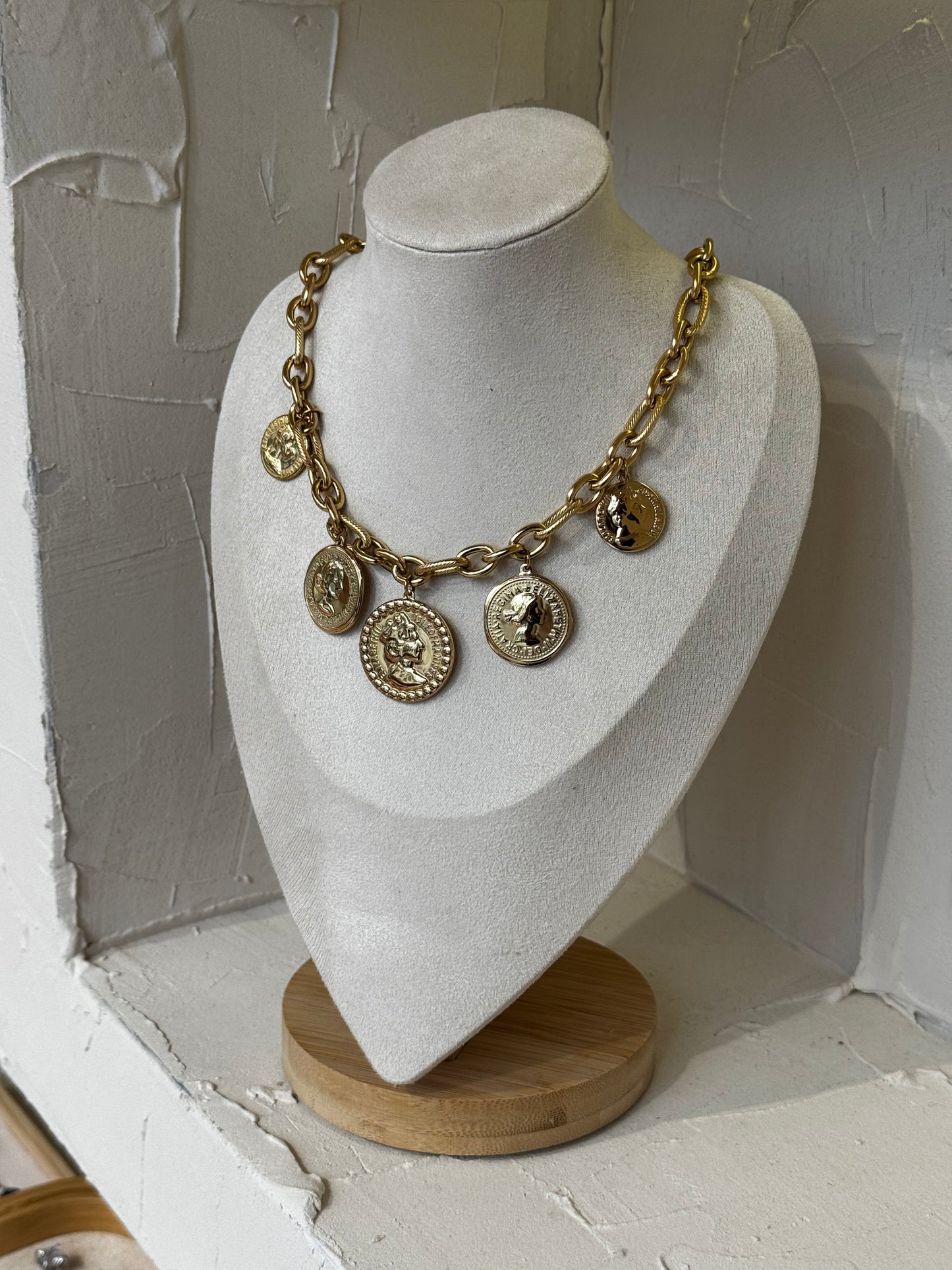 Antique Muse – κολιέ stainless steel