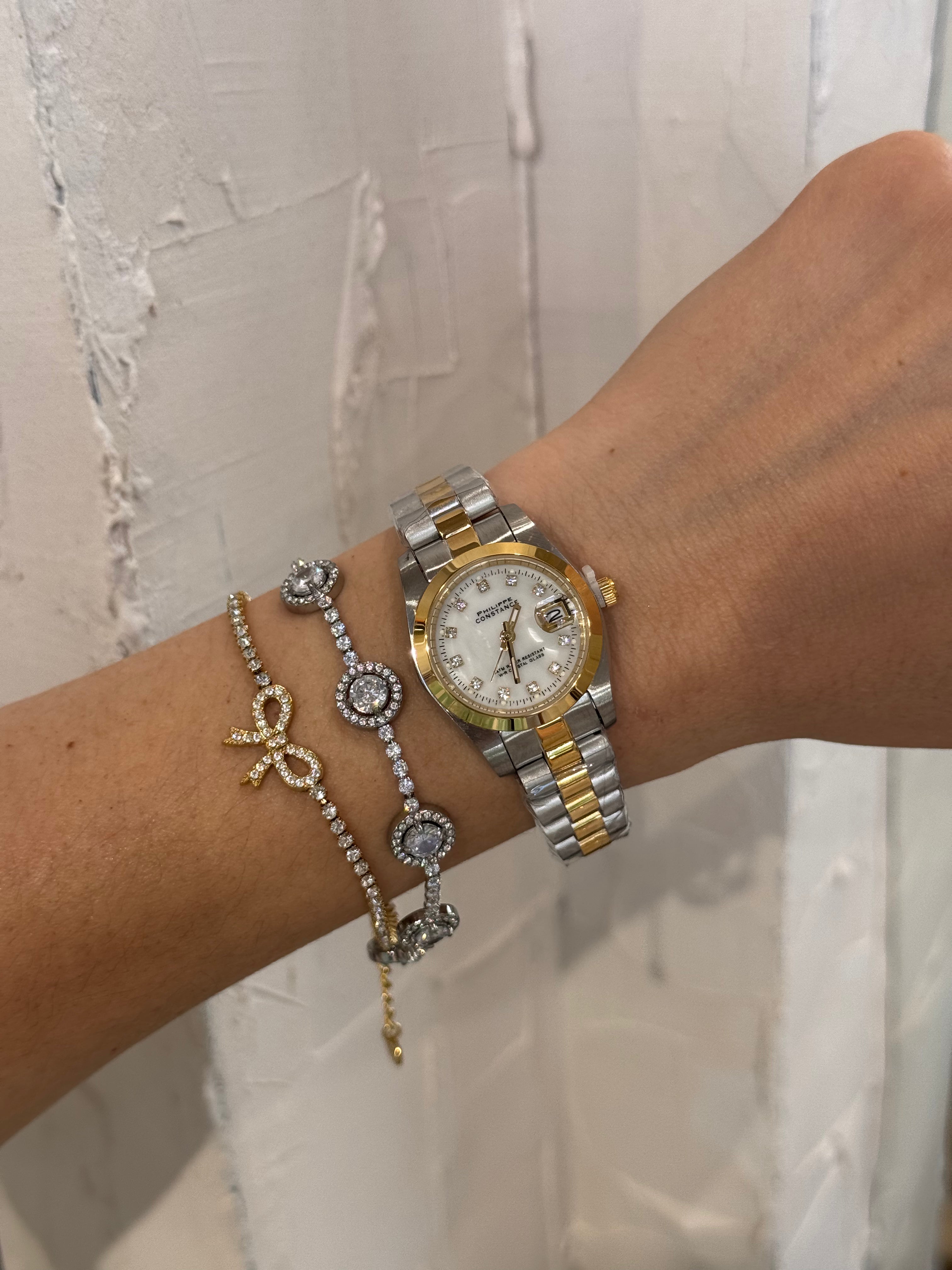 Verona Two-Tone (small) - Αδιάβροχο Premium Ρολόι Stainless Steel