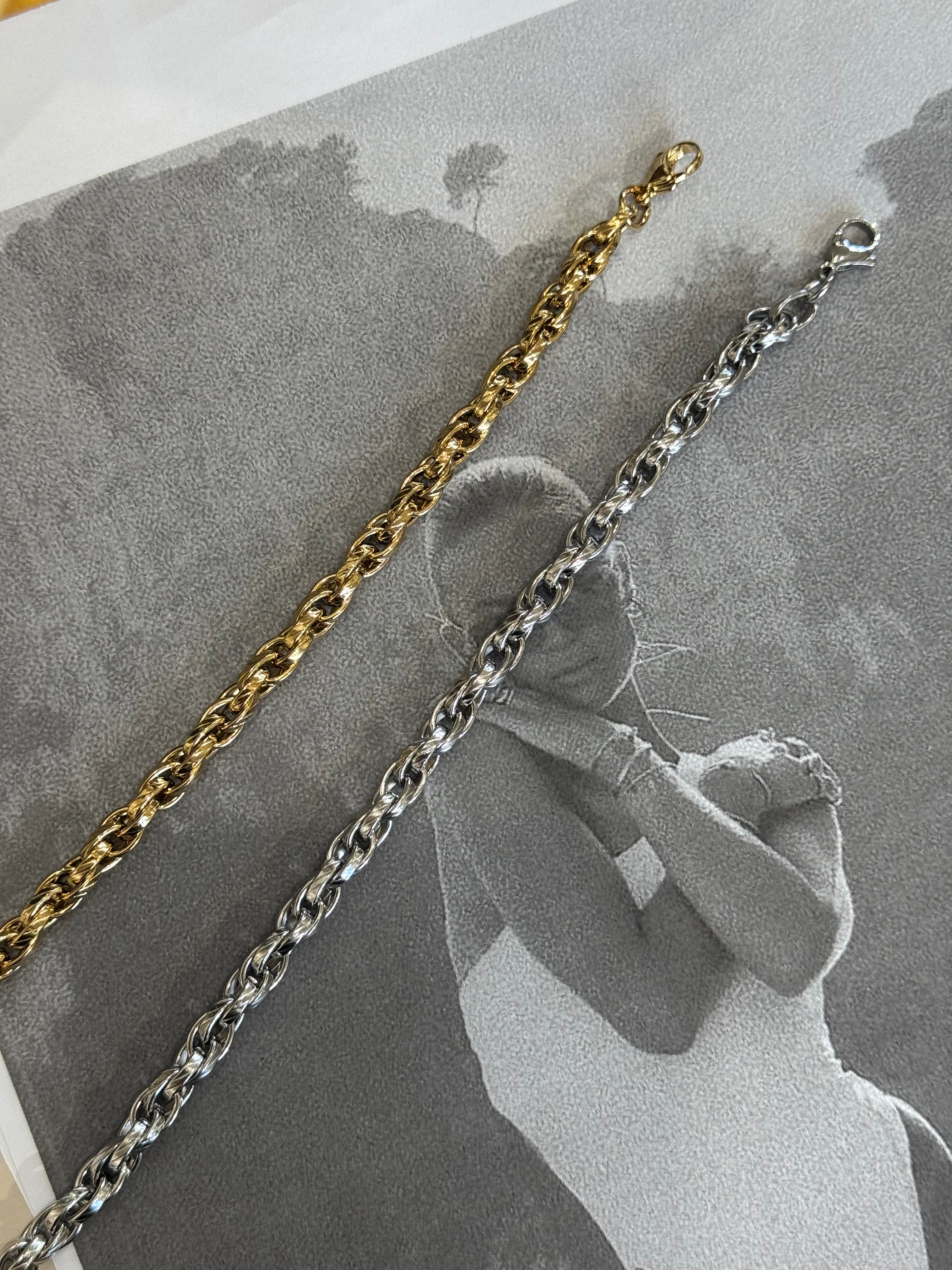 Twist Chain - Βραχιόλι Stainless Steel
