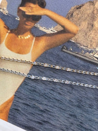 Crystal Baguette - Βραχιόλι Stainless Steel