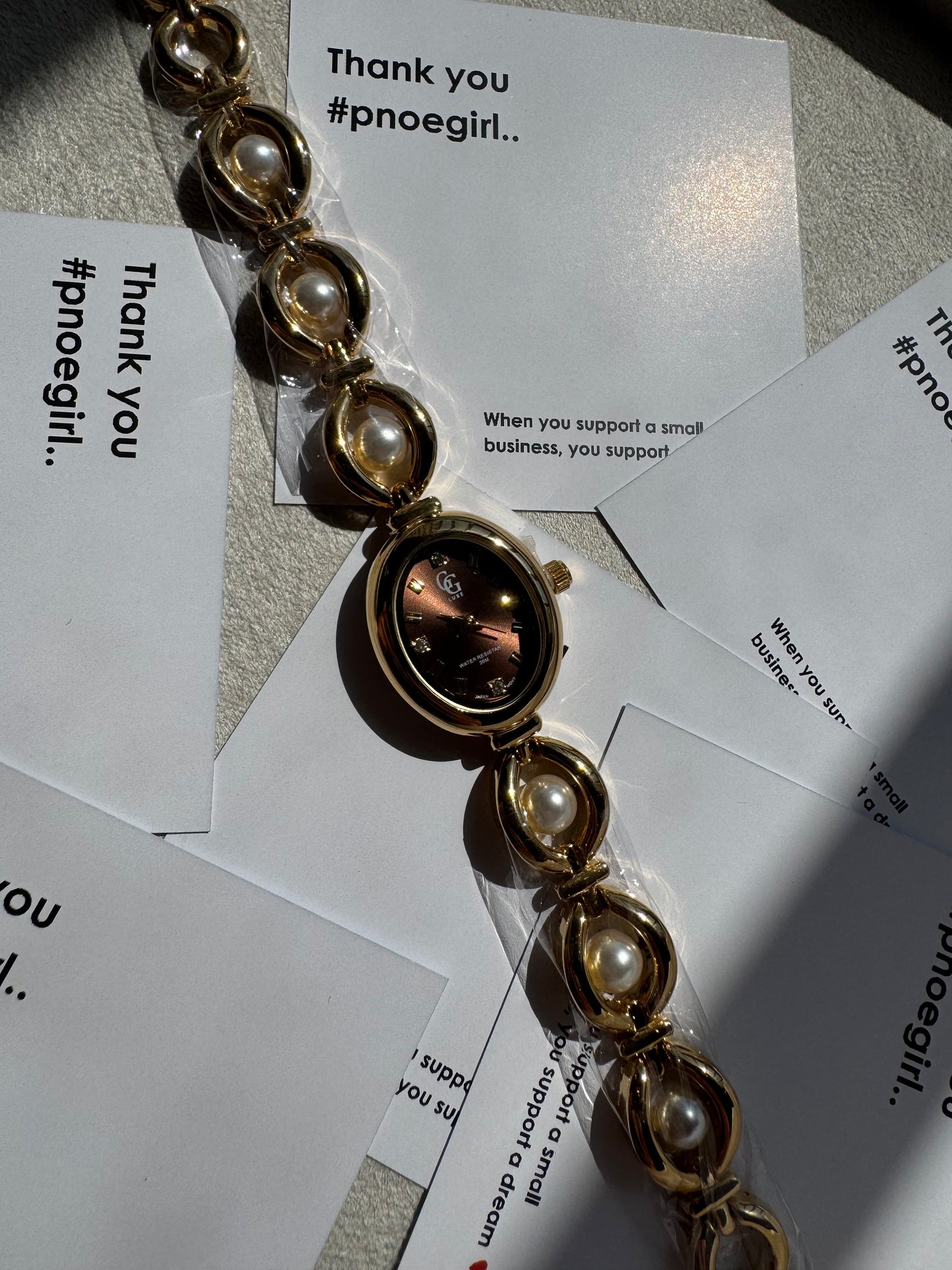 ÉCLAT CARAMEL -   Ρολόι Stainless Steel