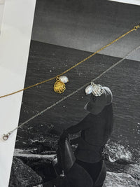 Seashell & Pearl - Βραχιόλι Ποδιού Stainless Steel