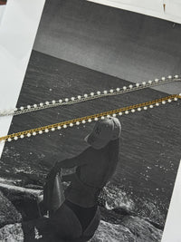 Pearl Layered - Βραχιόλι Ποδιού Stainless Steel