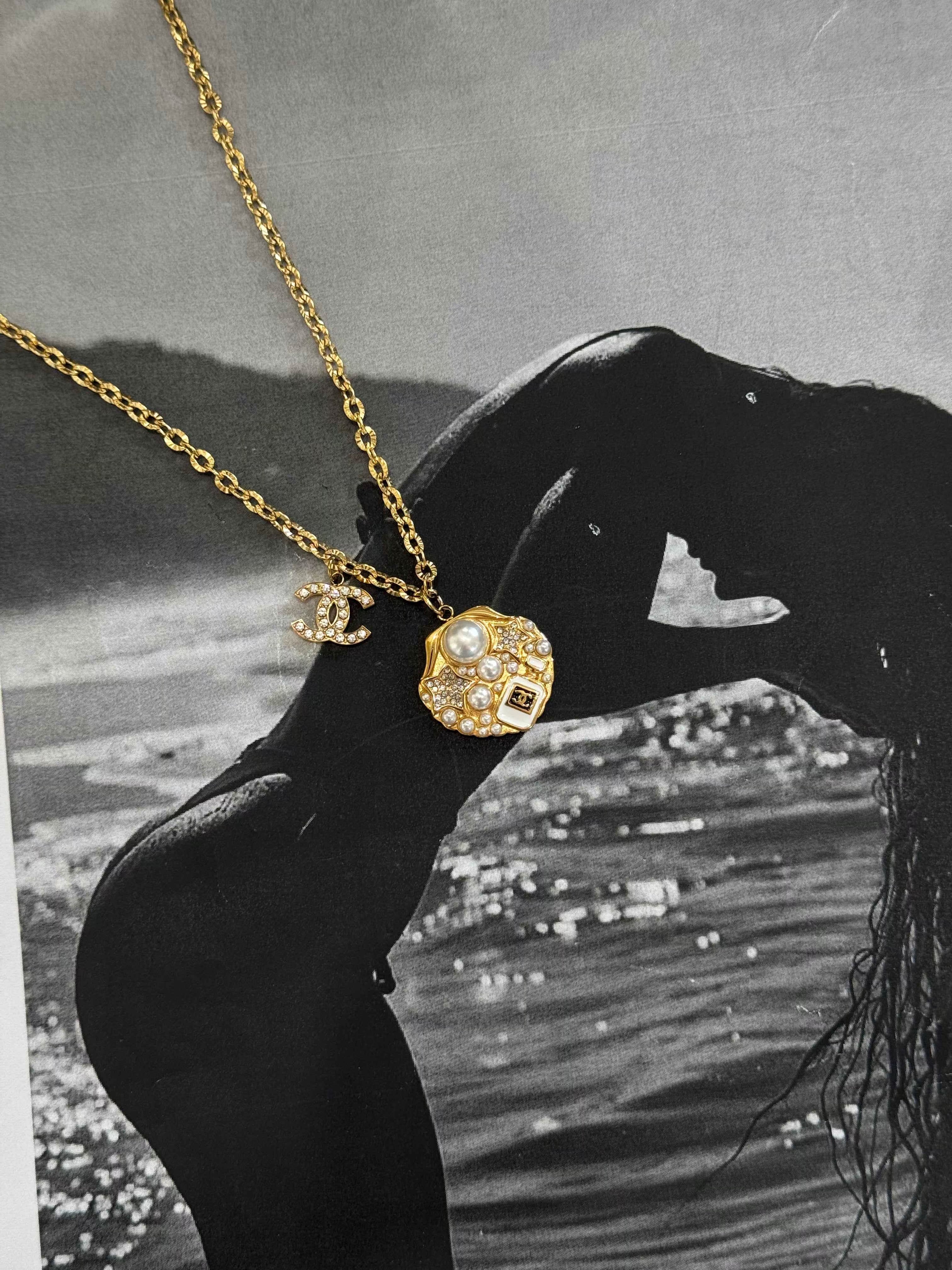 Golden Pearl - Κολιέ Stainless Steel