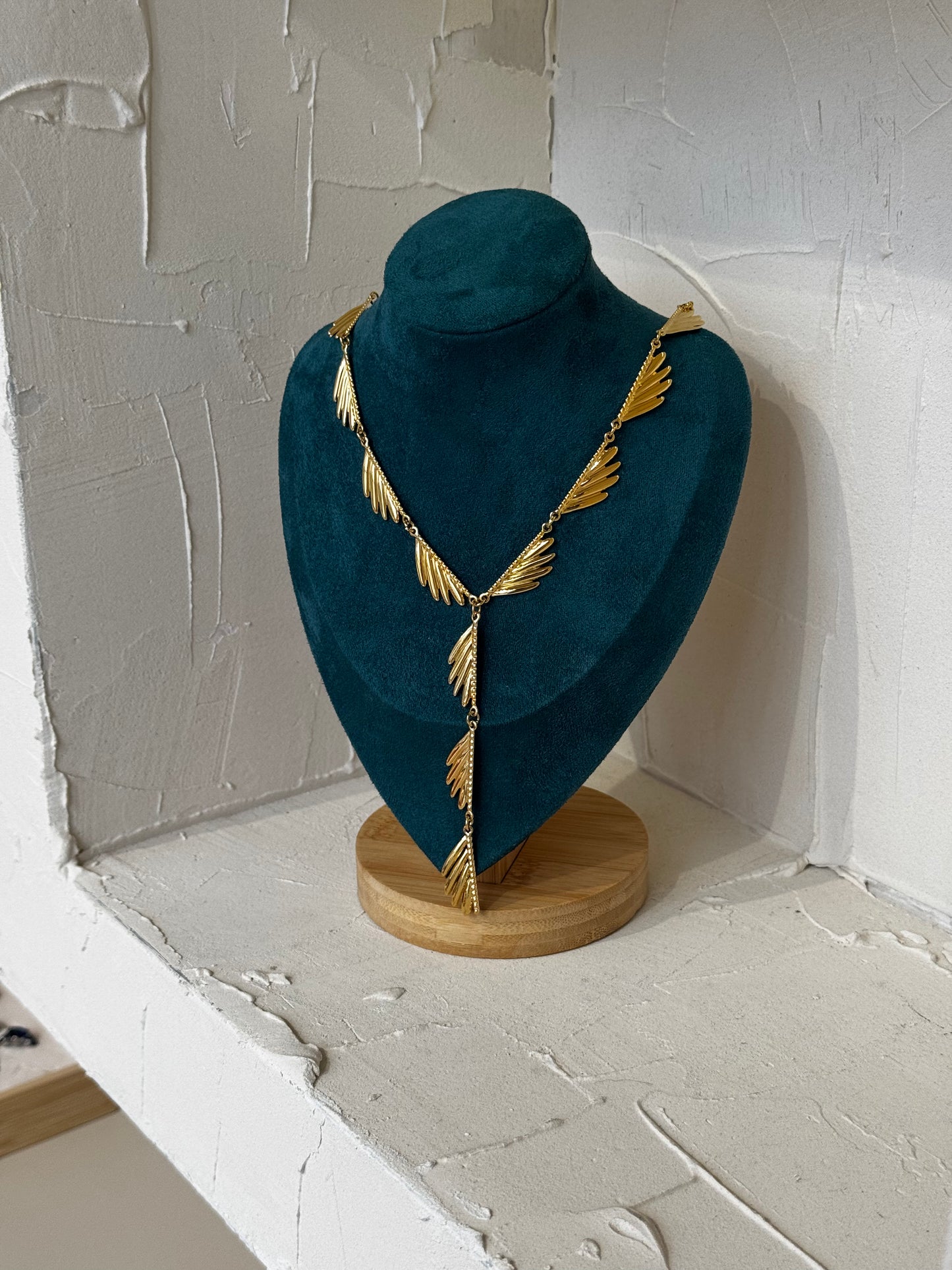 Winged Muse – κολιέ stainless steel