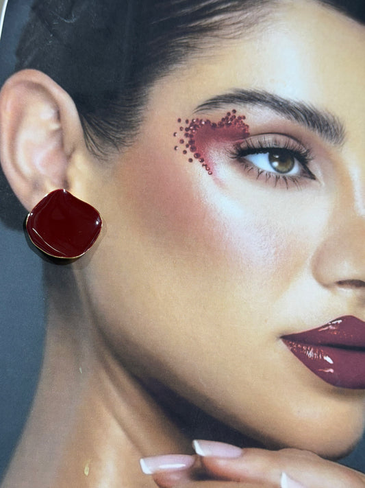 Royal Cushion – σκουλαρίκια ανθεκτικός ορείχαλκος