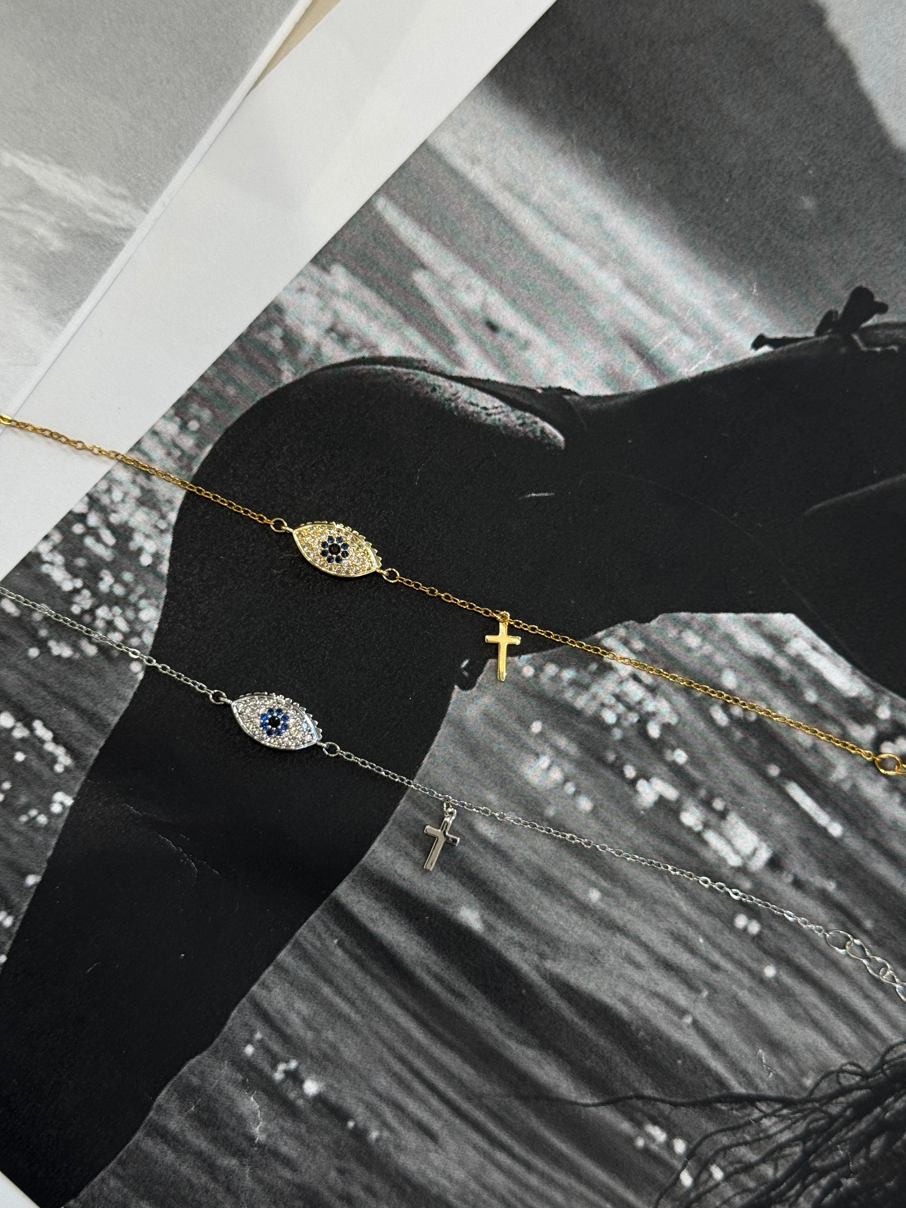 “Eye Whisper” - steel bracelet
