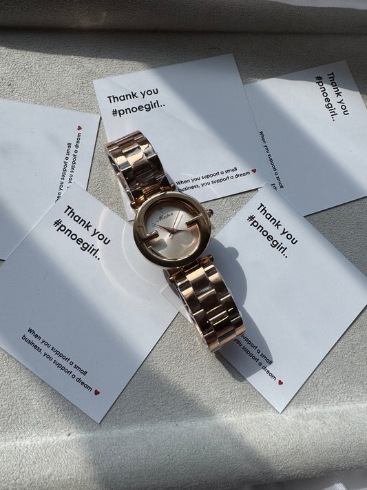 ROSE LUMIÈRE - Αδιάβροχο Premium Ρολόι Stainless Steel