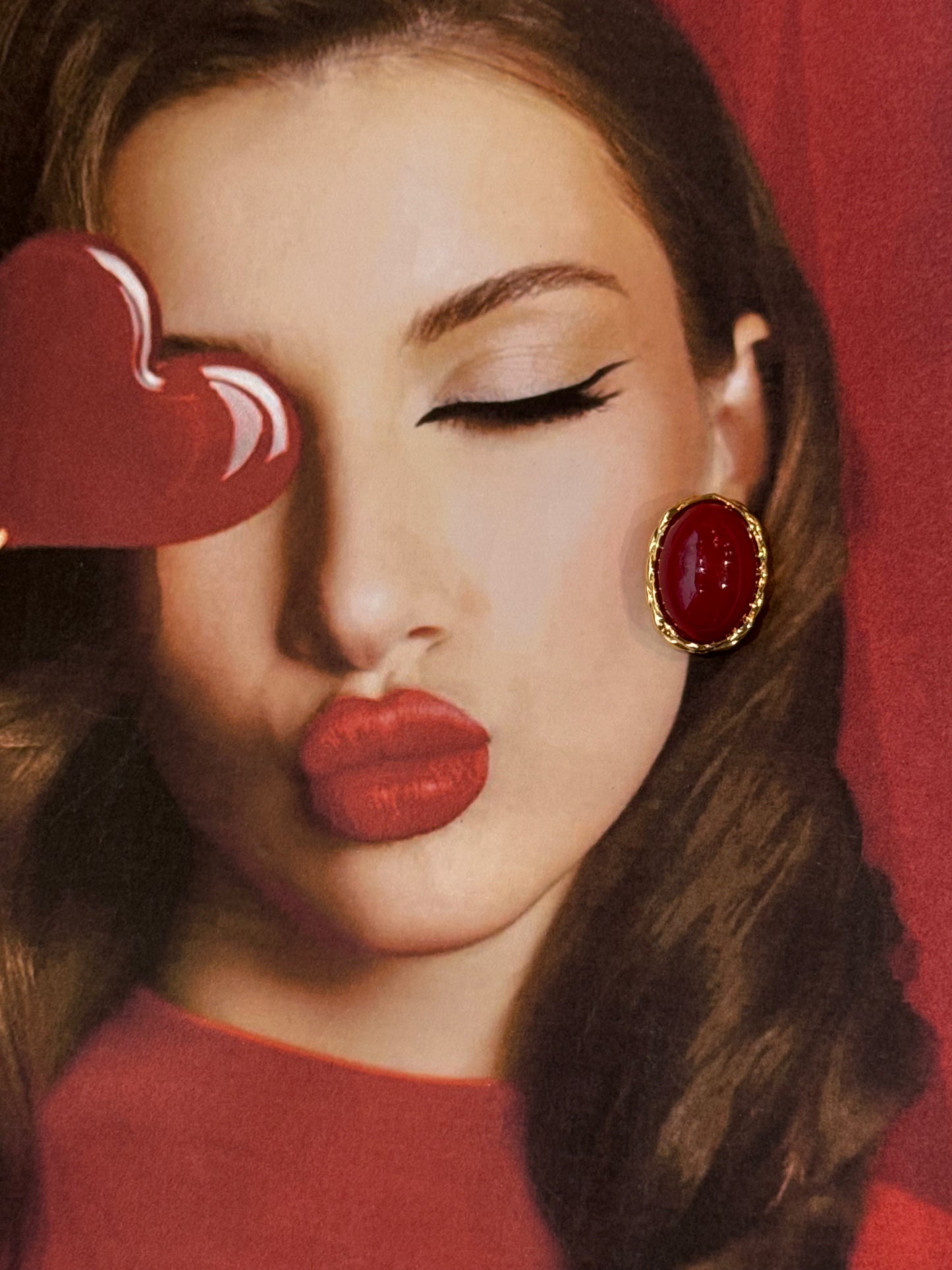 Glossy Geo – σκουλαρίκια ανθεκτικός ορείχαλκος