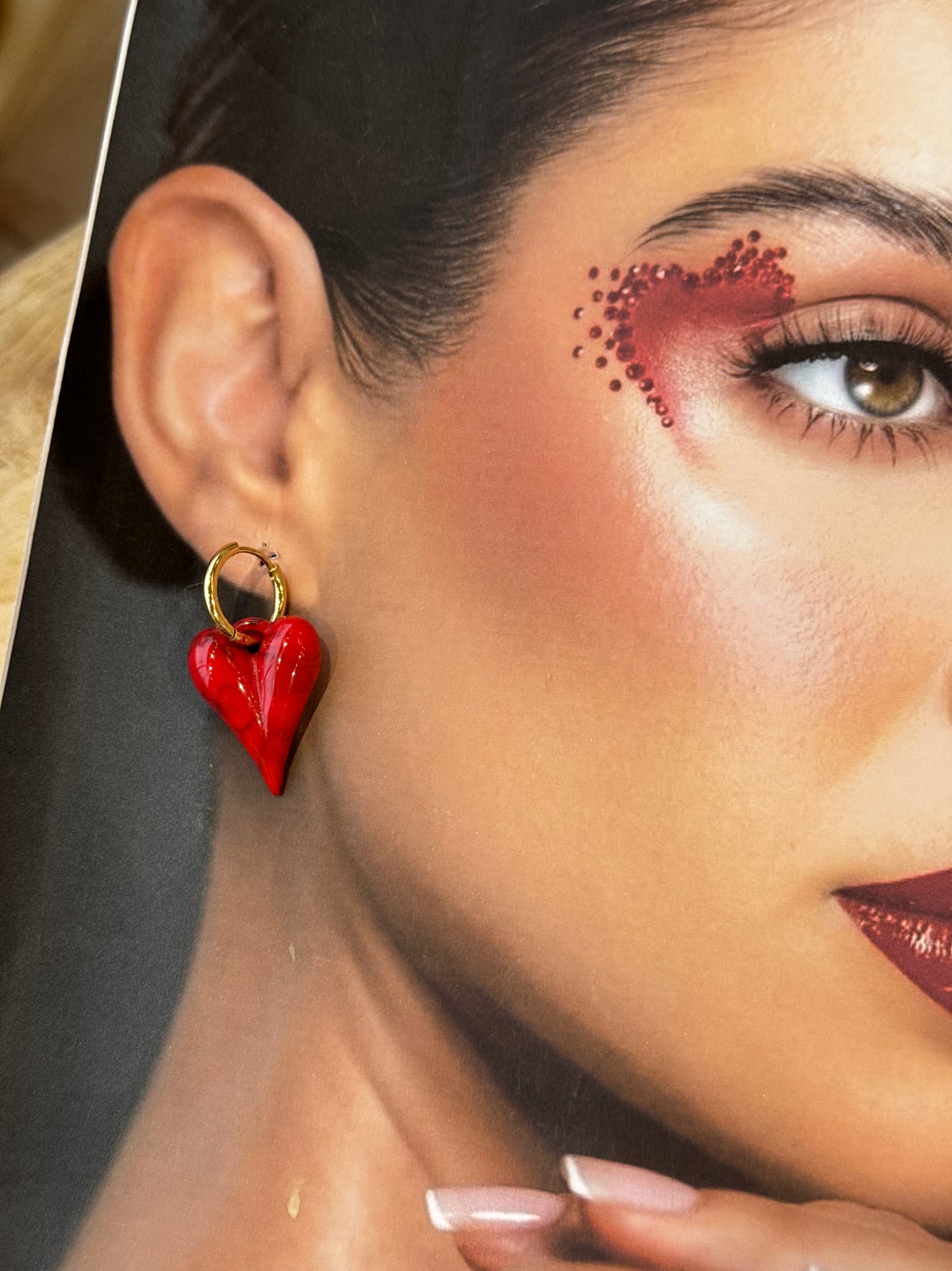 Charmed Heart – σκουλαρίκια stainless steel