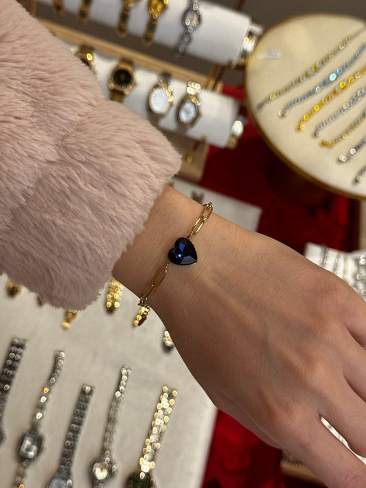 Royal Blue Amore – βραχιόλι stainless steel