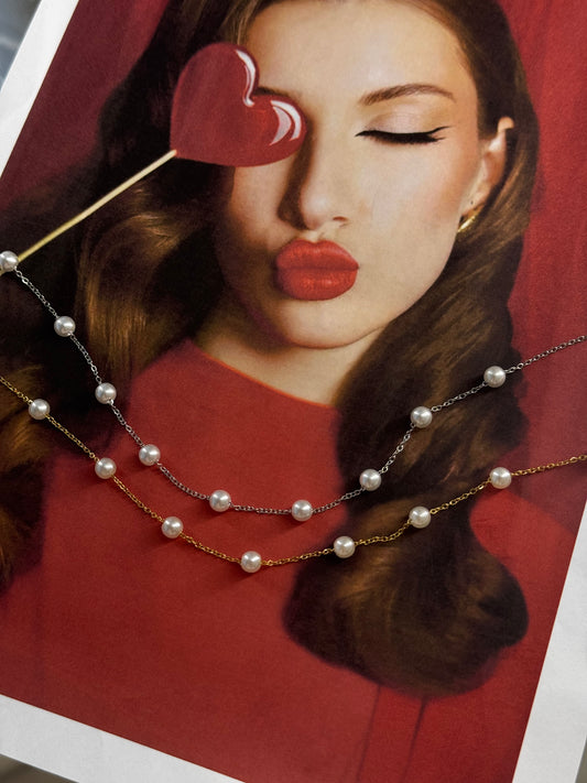 Sphere Pearl – κολιέ stainless steel