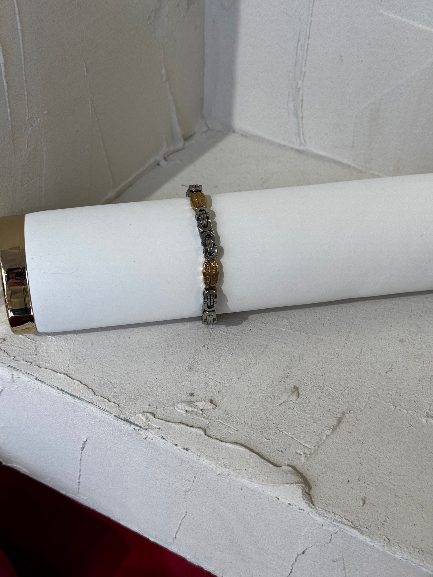 Duo Texture – βραχιόλι stainless steel