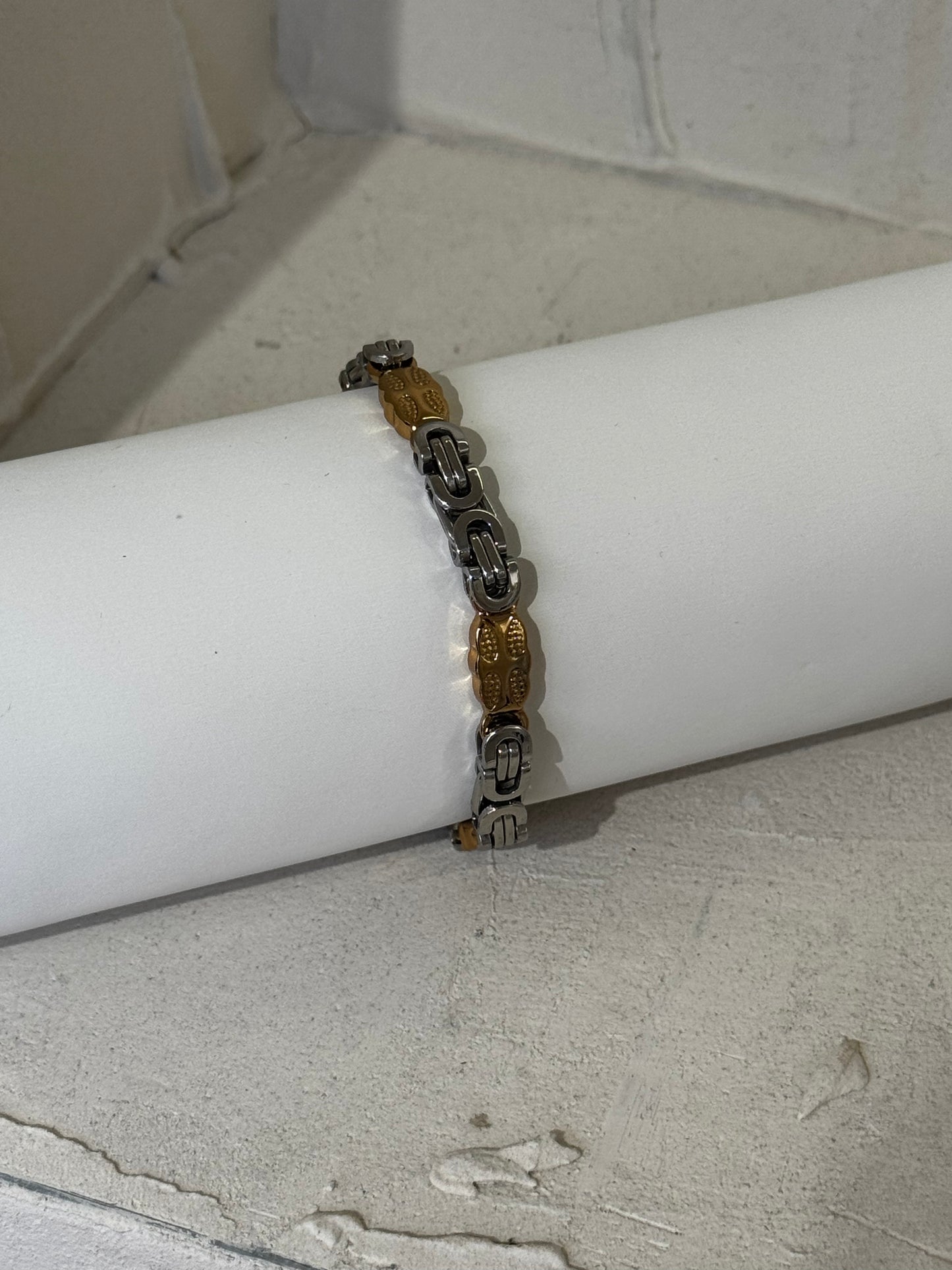 Duo Texture – βραχιόλι stainless steel