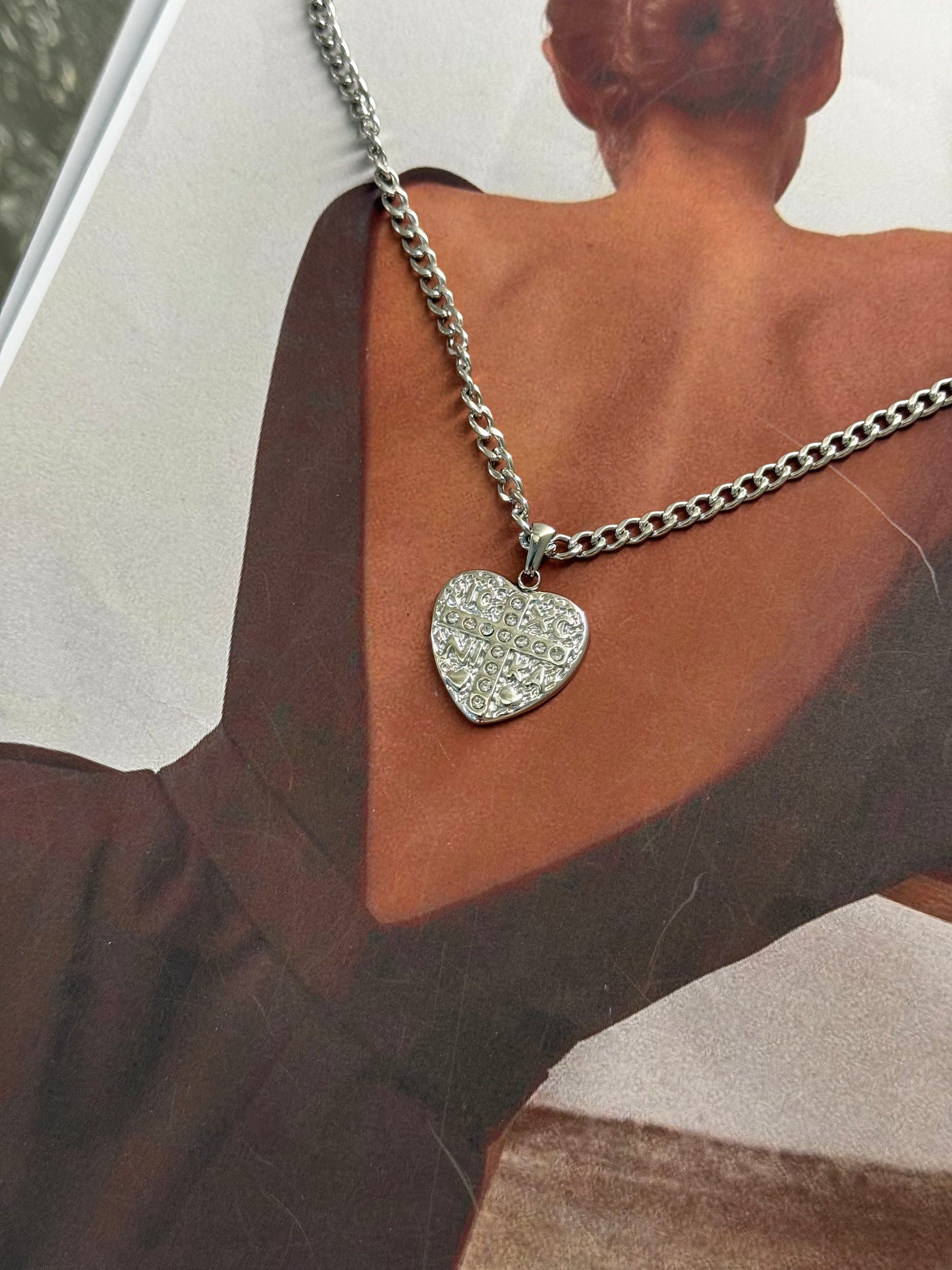 Faith Heart – κολιέ stainless steel