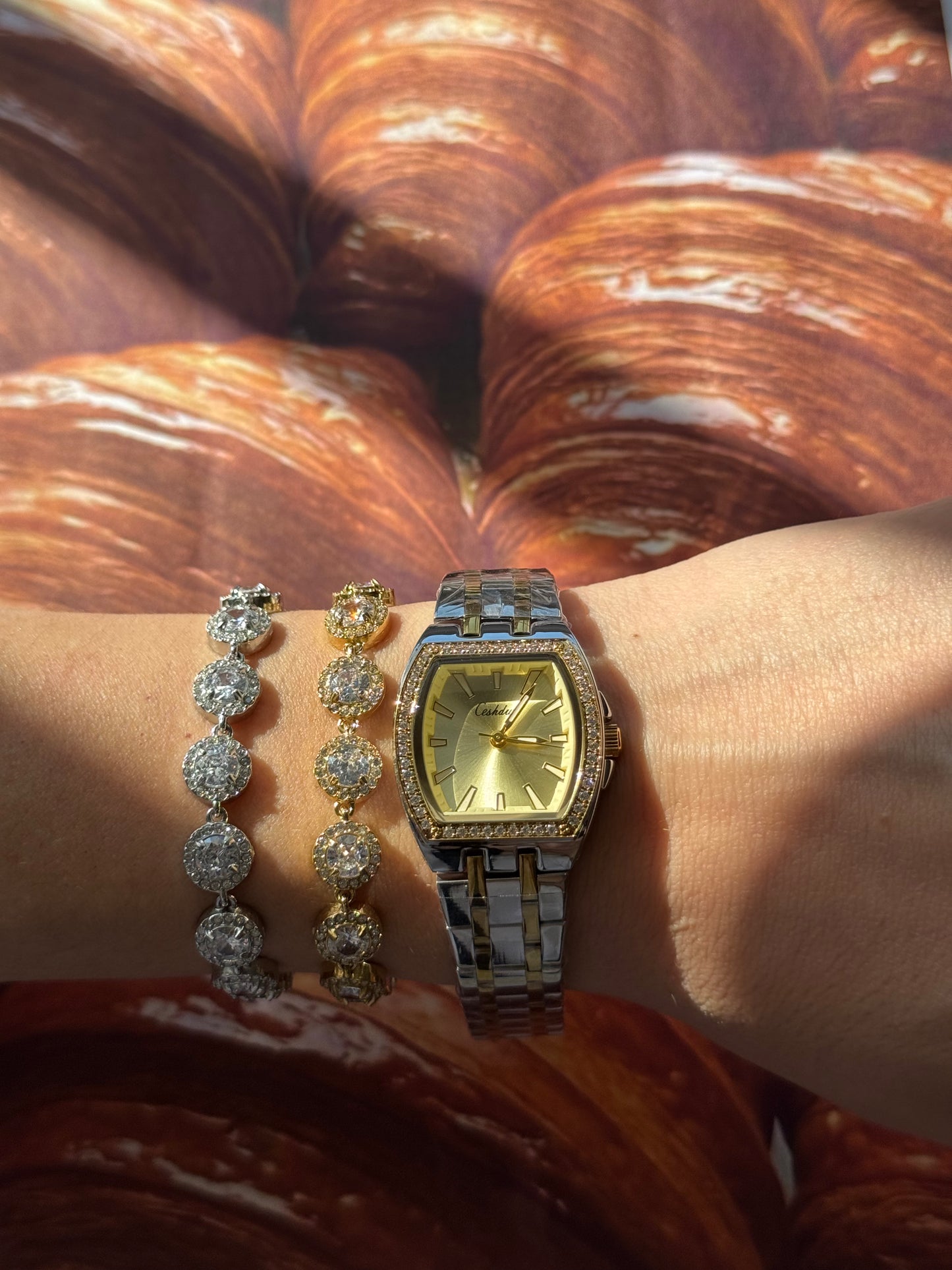 PARIS SOLEIL - Αδιάβροχο Premium Ρολόι Stainless Steel